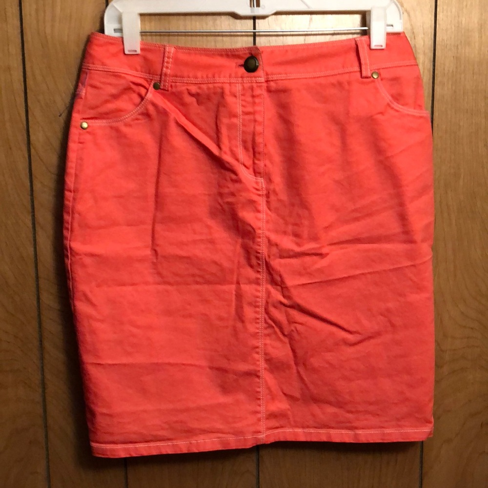 Orange skirt